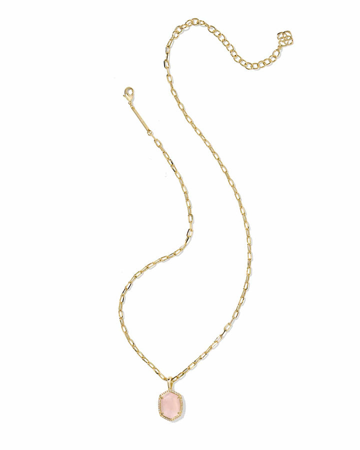Kendra Scott Daphne Pendant Rose Quartz Necklace
