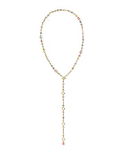 Kendra  Scott Mini Elisa and Abbie Gold Strand Necklace in Multi Mix