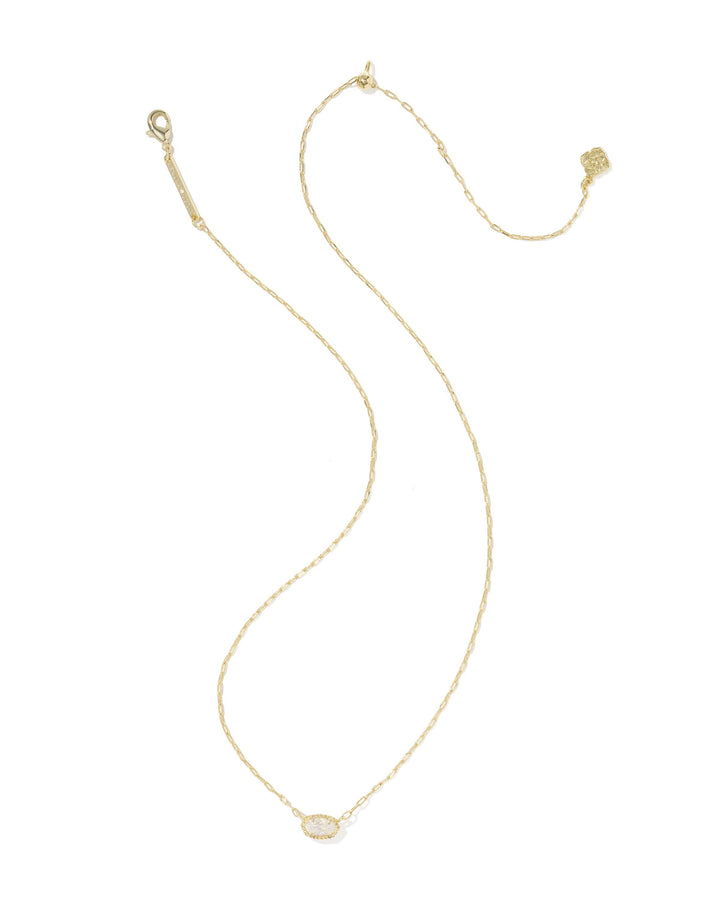 Kendra Scott Mini Elisa Luxe Gold Short Pendant Necklace