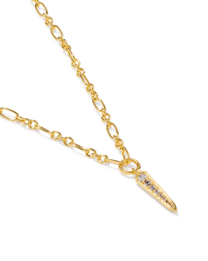 Kendra Scott Fate Gold Short Pendant Necklace Kendra Scott Fate Gold Short Pendant Necklace Necklace