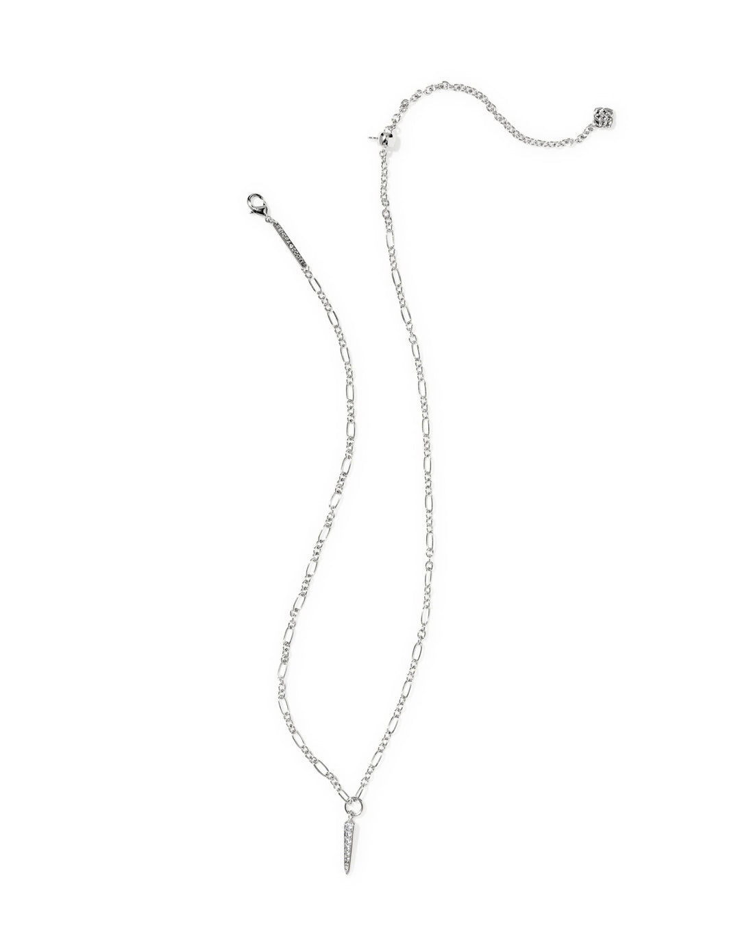 Kendra Scott Fate Silver Short Pendant Necklace Kendra Scott Fate Silver Short Pendant Necklace Necklace