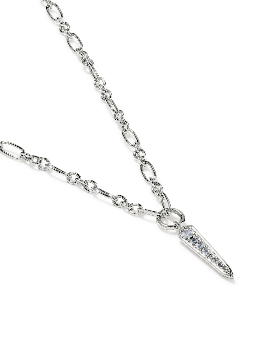 Kendra Scott Fate Silver Short Pendant Necklace Kendra Scott Fate Silver Short Pendant Necklace Necklace