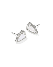 Kendra Scott Cheer White Mother of Pearl Stud Earrings