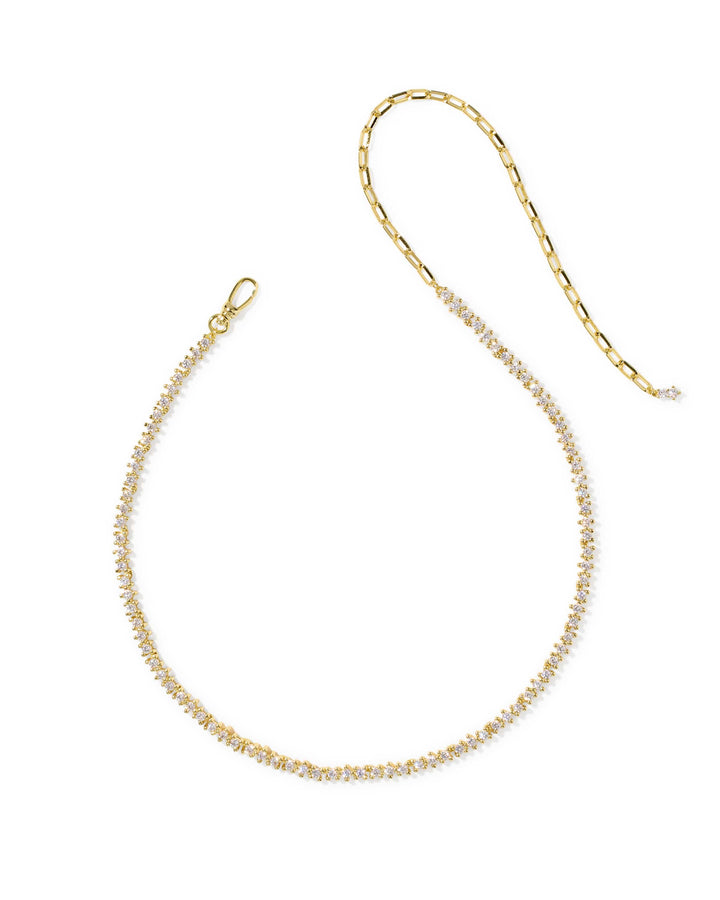 Kendra Scott Fate Gold Tennis Necklace Kendra Scott Fate Gold Tennis Necklace Necklace