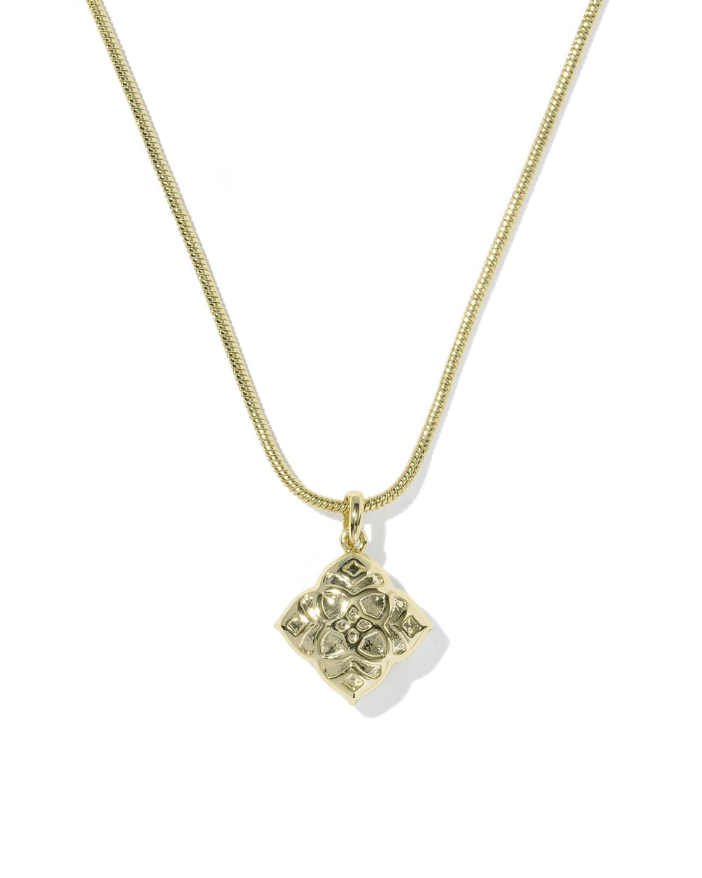 Kendra Scott Dira Pearl Gold Short Pendant Necklace in Freshwater Cultured Pearl Pearl Gold Pendant Necklace | Freshwater Pearl Medallion Necklaces