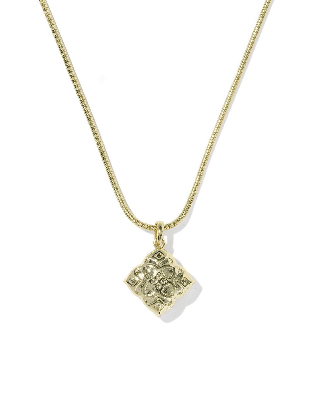 Kendra Scott Dira Pearl Gold Short Pendant Necklace in Freshwater Cultured Pearl Pearl Gold Pendant Necklace | Freshwater Pearl Medallion Necklaces