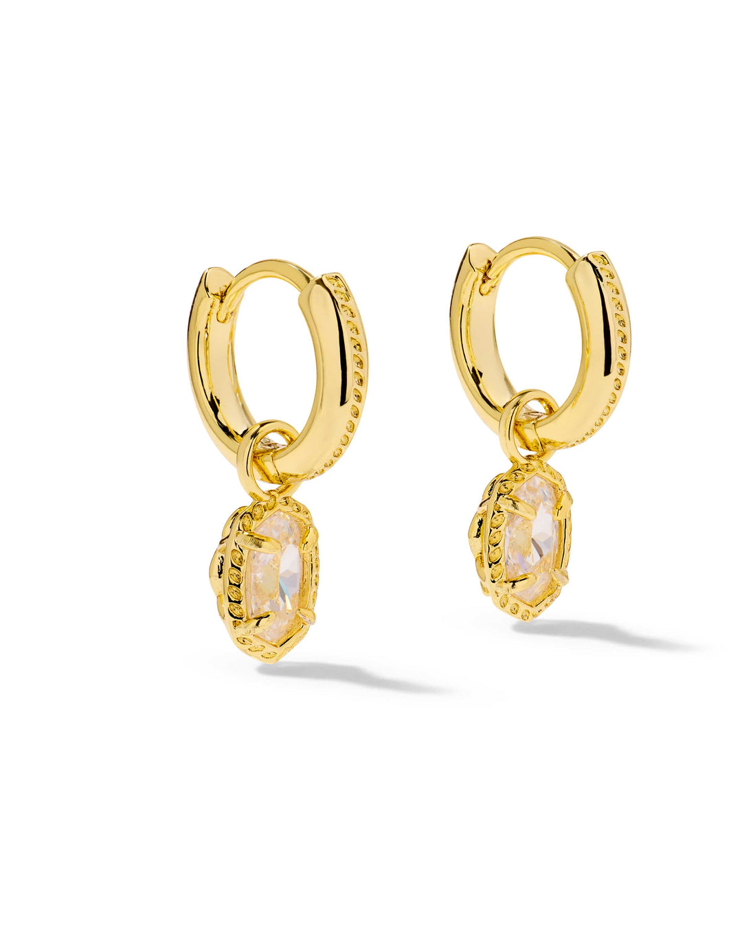 Kendra Scott  Mini Ellie Luxe Gold Huggie Earrings