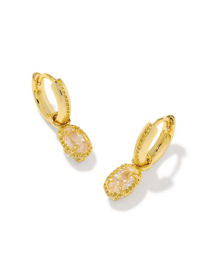 Kendra Scott  Mini Ellie Luxe Gold Huggie Earrings
