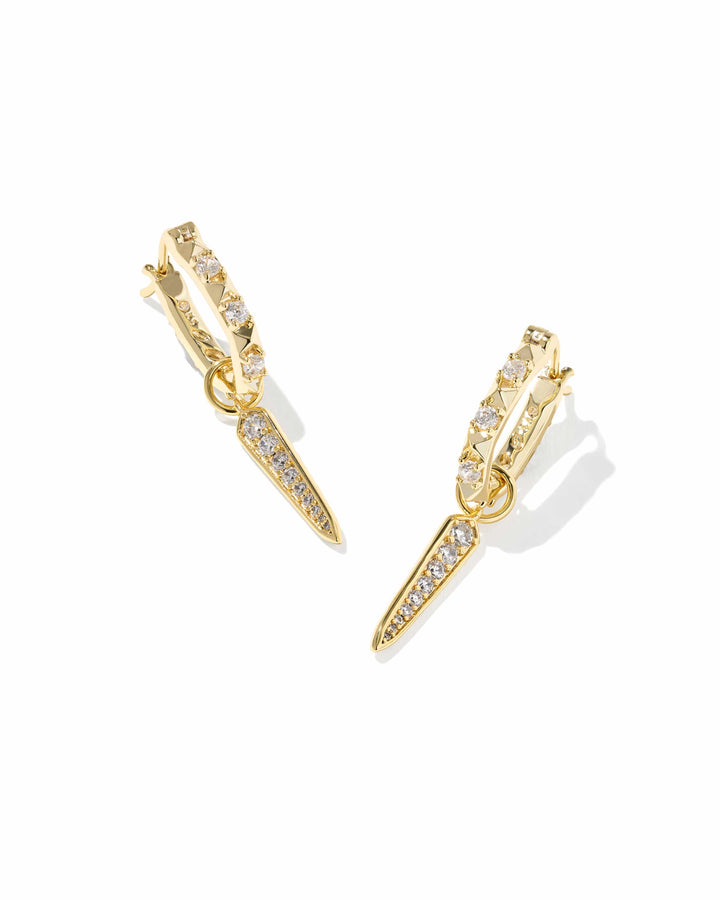 Kendra Scott Fate Gold Charm Huggie Earrings Kendra Scott Fate Gold Charm Huggie Earrings Earrings