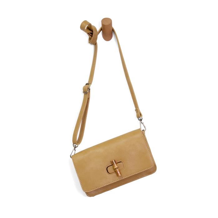 Millie Bamboo Turnlock Crossbody