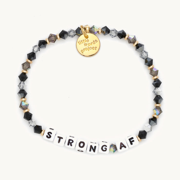 Little Words Project Strong AF Bracelet - Smokeshow