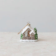 Cozy Cabin Christmas Ornament