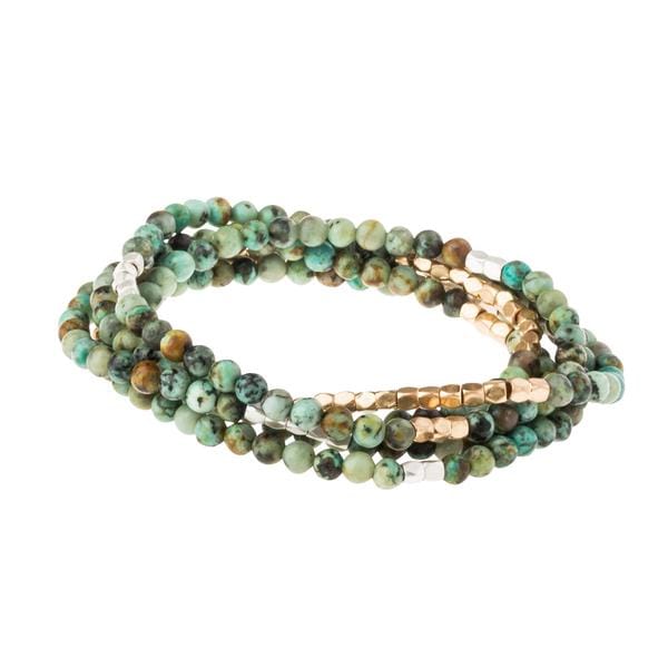 Scout Curated Wears Stone Wrap- African Turquoise Scout Curated Wears Stone Wrap- African Turquoise Bracelet
