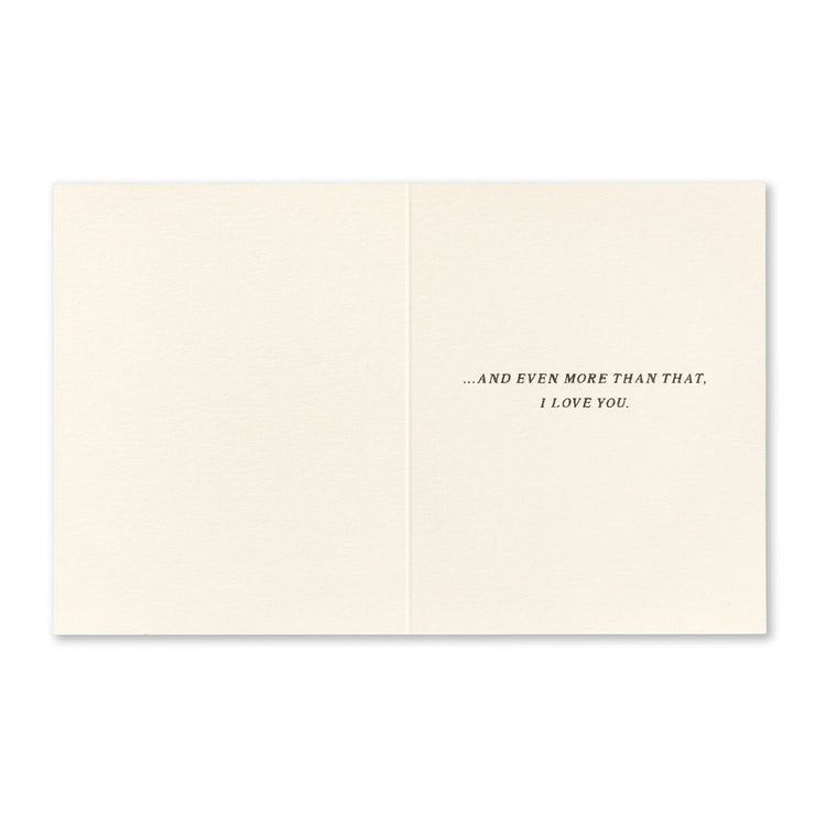 I Love Us Anniversary Card
