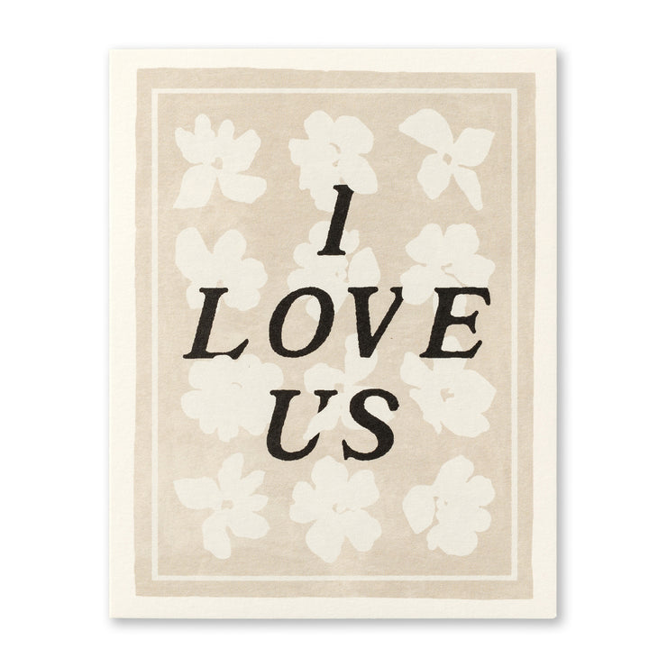 I Love Us Anniversary Card
