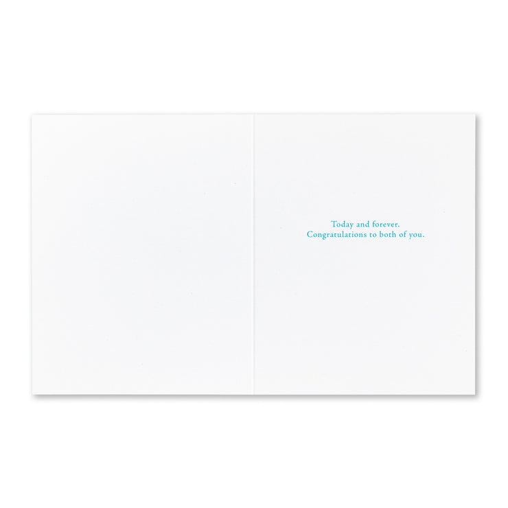 Take the Time to Share Everything Wedding Card