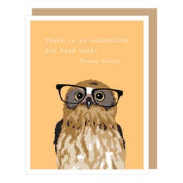 Owl Graduation Card