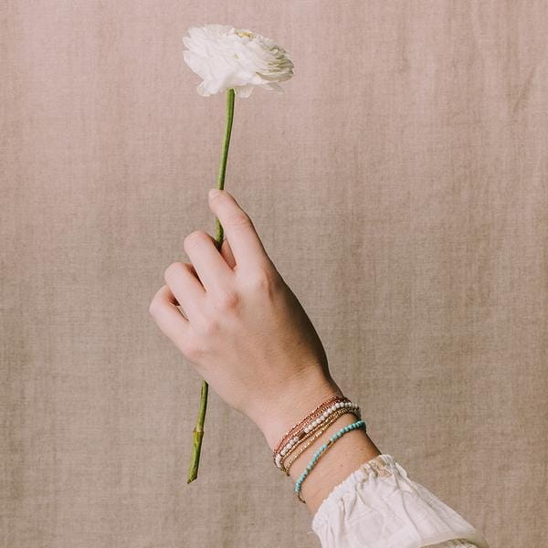 Scout Curated Wears Delicate Stone Wrap- Iolite &amp; Sunstone Scout Curated Wears Delicate Stone Wrap- Iolite &amp; Sunstone Bracelet