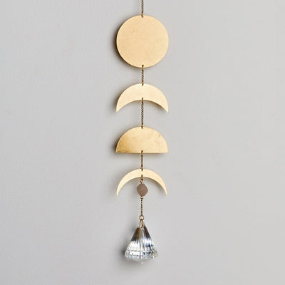 Suncatcher - Moon Phases with Moonstone