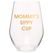 Mommy's Sippy Cup Wine Glass