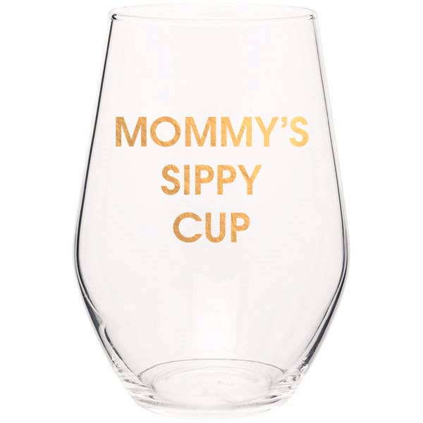 Mommy's Sippy Cup Wine Glass