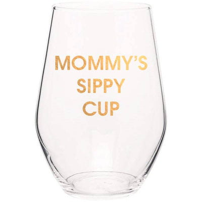 Mommy's Sippy Cup Wine Glass