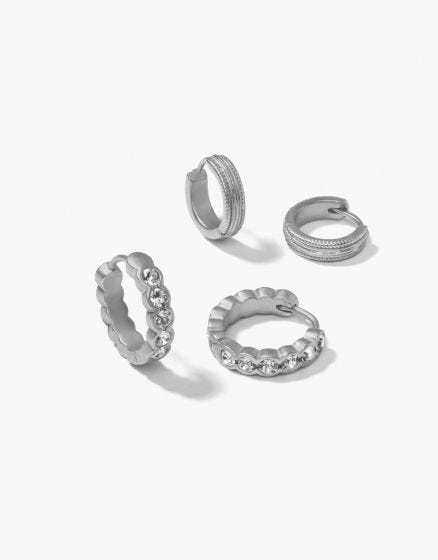 Spartina 449 Simple Hoop Earring Set