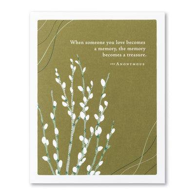 "When Someone You Love" Sympathy Card