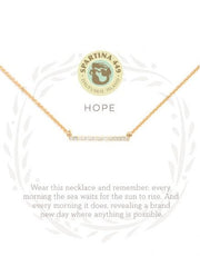 Hope Horizon Bar Necklace