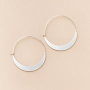 Refined Earring Collection - Crescent Moon Hoop