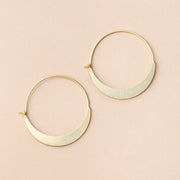 Refined Earring Collection - Crescent Moon Hoop