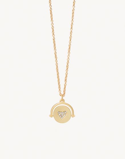 Spartina 449 Sea La Vie To The Moon Back Reversible Necklace