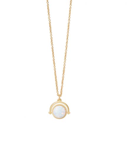 Spartina 449 Sea La Vie To The Moon Back Reversible Necklace