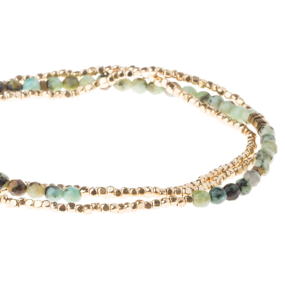 Scout Curated Wears Delicate Stone Wrap- African Turquoise