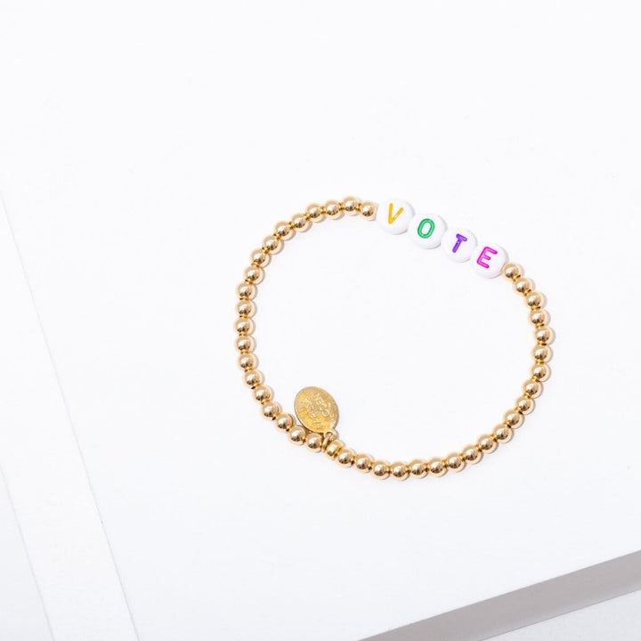 Vote Bracelet in Rainbow