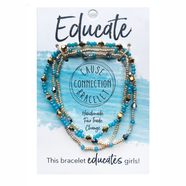 Cause Connection Educate Bracelet