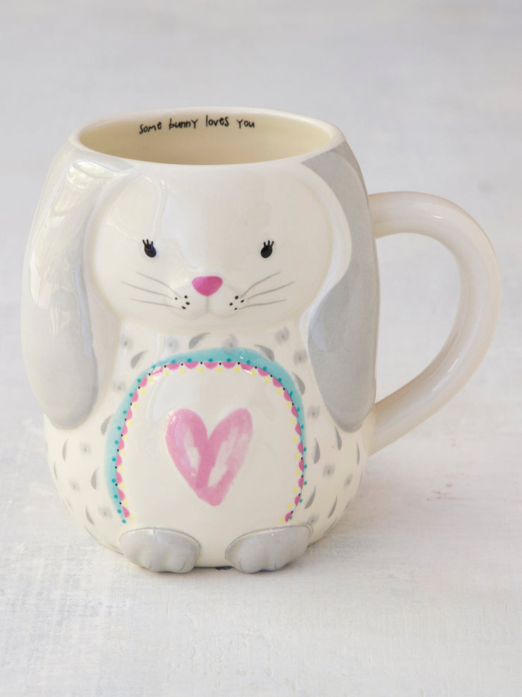 Natural Life Bunny Folk Mug