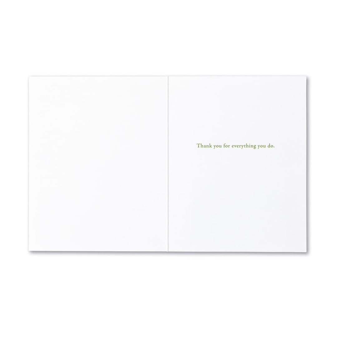 "Some People Look for a Beautiful Place" Thank You Card