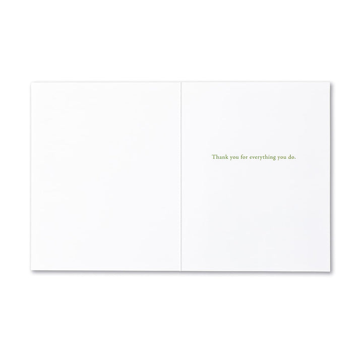 "Some People Look for a Beautiful Place" Thank You Card