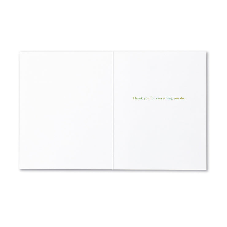 "Some People Look for a Beautiful Place" Thank You Card