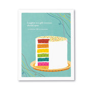 "Laughter is a Gift Everyone Should Open" Birthday Card