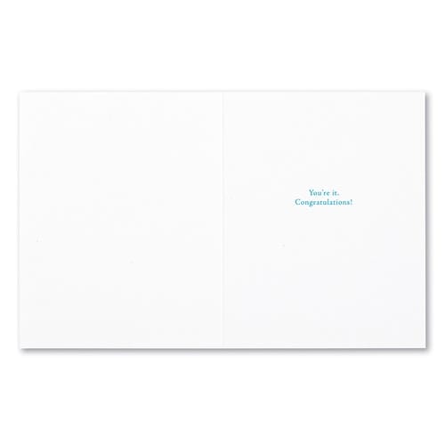 "Brilliance is Hard to Describe" Congratulations Card