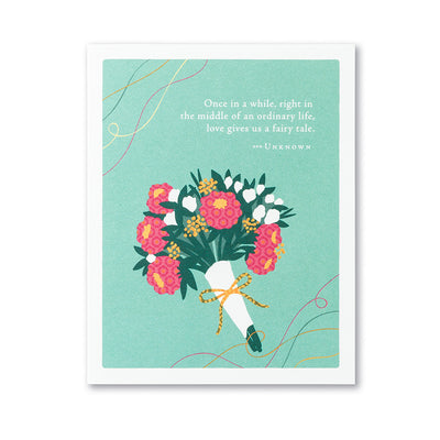 "Once in a While" Wedding Card