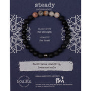 Soulku Men's Laguna Agate Bracelet for Steady