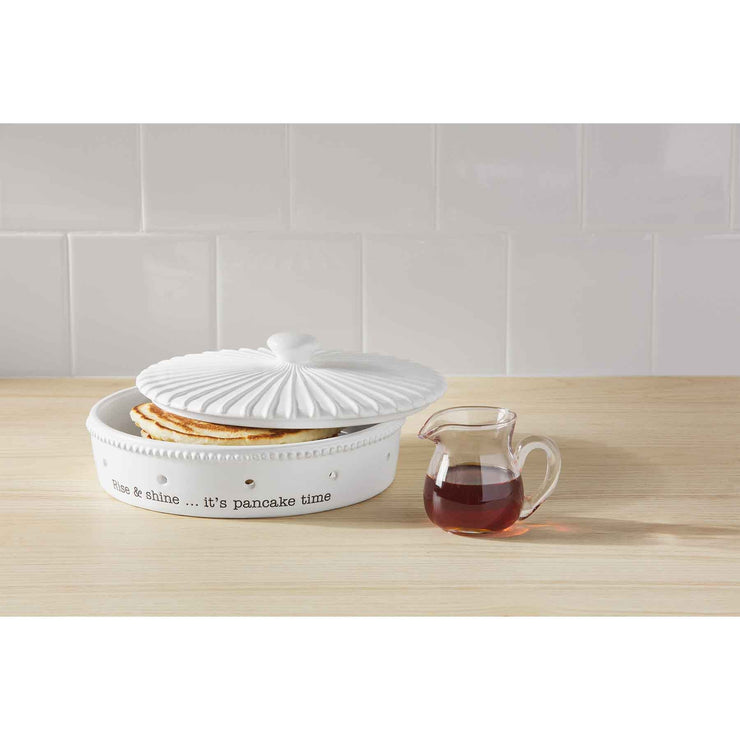 Pancake Warmer & Syrup Set