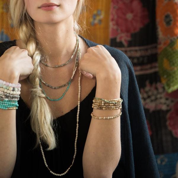 Scout Curated Wears Stone Wrap- Amethyst Scout Curated Wears Stone Wrap- Amethyst Bracelet