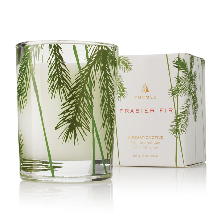 Frasier Fir Votive Pine Needle Candle Thymes Frasier Fir Pine Needle Votive Candle | 2 oz Candle