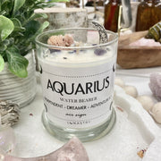 Zodiac Crystal Embellished Candle