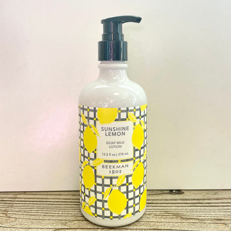 Beekman 1802 Sunshine Lemon 12.5 oz Lotion